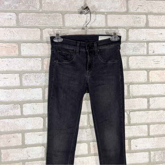 Rag & bone Legging in Premier Charcoal Gray Wash Size 25 - Picture 5 of 12